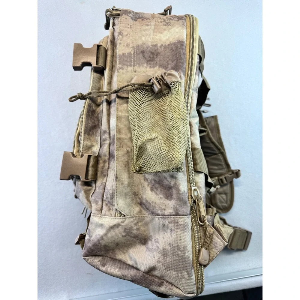 Tactical Backpack Digital Camo Desert Tan Military Style Rucksack